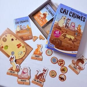 Thinkfun Cat Crimes Who's To Blame Logic Game Kids Board Game